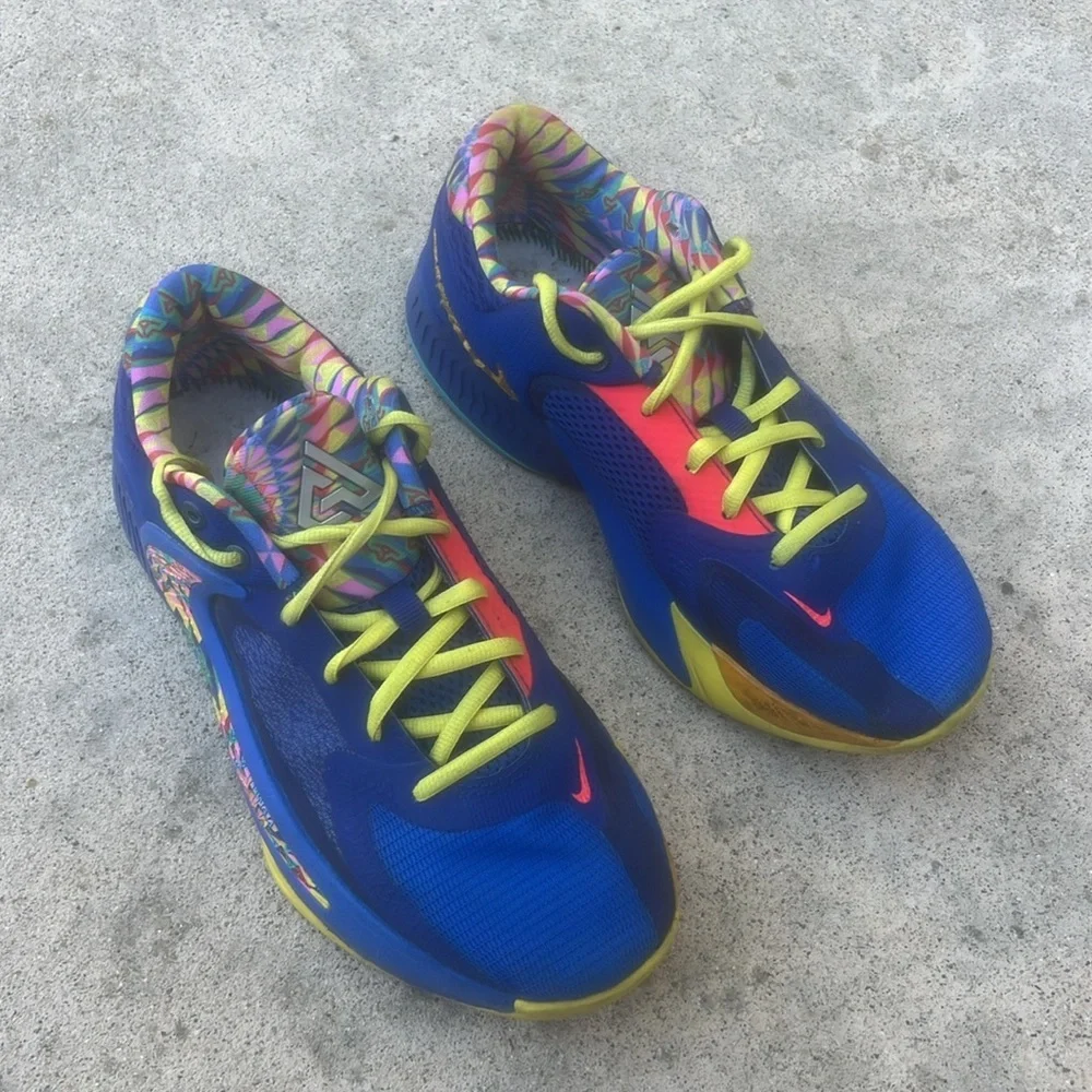Nike Zoom Freak 4 Kaleidoscope Men's Sneakers Size 7